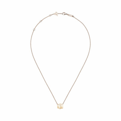 Collier Chopard Ice Cube be Cube en or rose