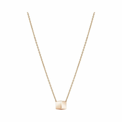 Collier Chopard Ice Cube be Cube en or rose