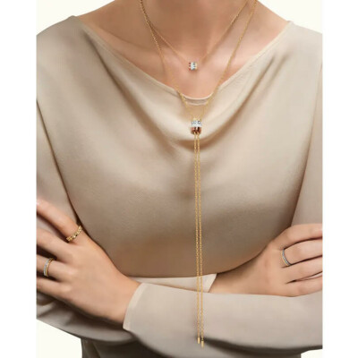 Boucheron Quatre White Edition Tie Necklace, Large Model