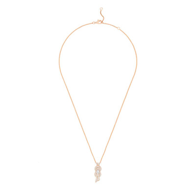 Collier FRED Chance Infinie, moyen modèle, en or rose et diamants