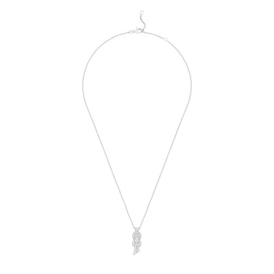 Collier FRED Chance Infinie, moyen modèle, en or blanc et diamants