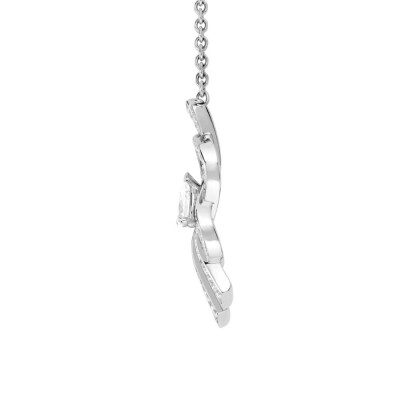 Collier FRED Chance Infinie, moyen modèle, en or blanc et diamants
