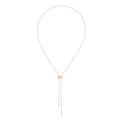 Collier FRED Force 10 Rise en or rose et diamants