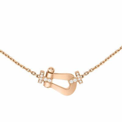 Collier FRED Force 10 Grand Modèle en or rose et diamants (50cm) 7B0295-050