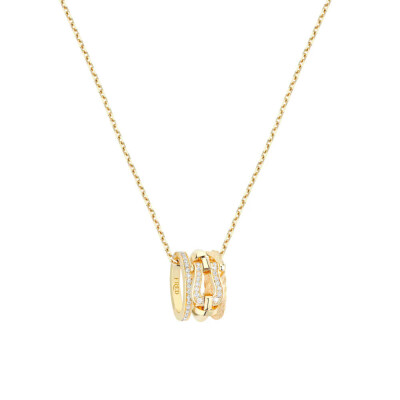 Collier FRED Force 10 Rise en or jaune et diamants