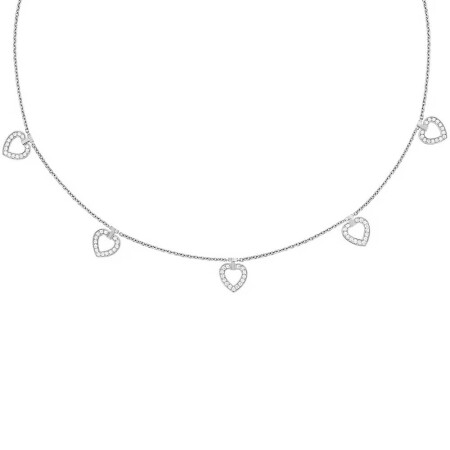 FRED Pretty Woman Multihearts necklace, white gold and diamonds