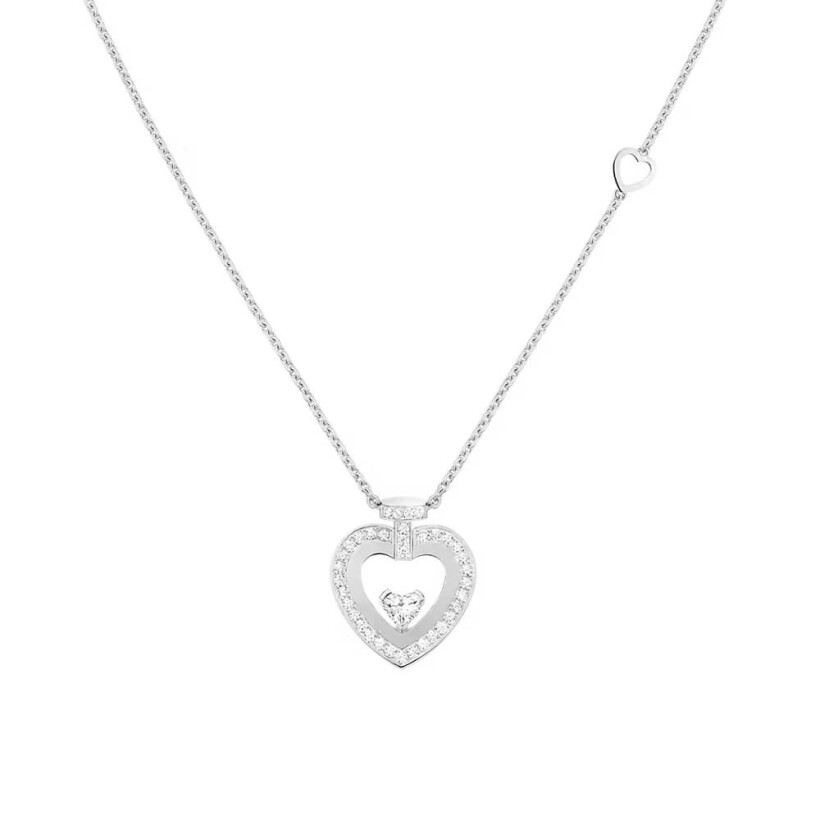 FRED Pretty Woman MM necklace, white gold set with diamonds