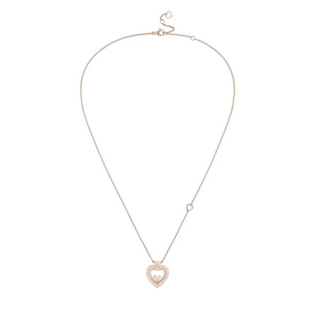 Collier Fred Pretty Woman MM en or rose et pavé de diamants