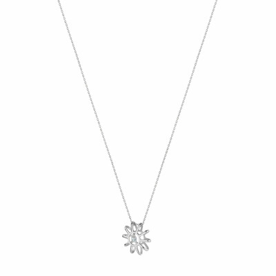 Collier La Brune & La Blonde "Plein Soleil" en or blanc et diamants