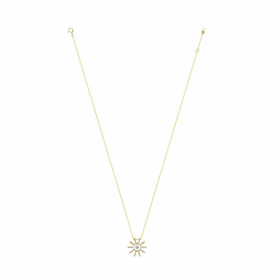 Collier La Brune & La Blonde "Plein Soleil" en or jaune et diamants