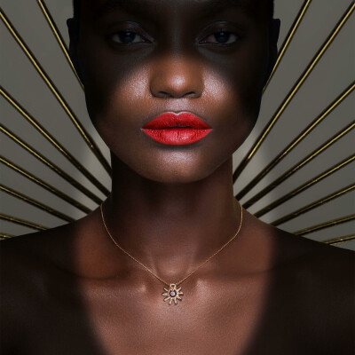 Collier La Brune & La Blonde "Plein Soleil" en or jaune et diamants