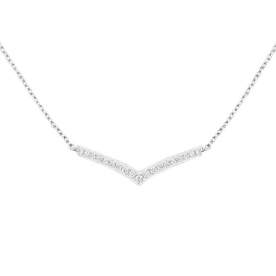 Pendentif Chaumet Joséphine Aigrette en or blanc et diamants