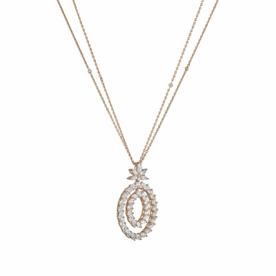 Chopard L'Heure du Diamant Marquise pendant, rose gold and diamonds