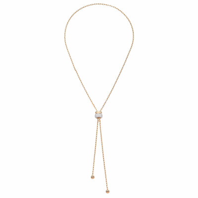 Collier Pomellato Iconica en or rose, or blanc et diamants