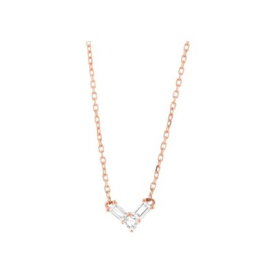 Collier Raynal en or rose et diamant