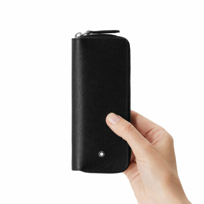 Étui Montblanc Sartorial zippé pour 2 instruments d'écriture