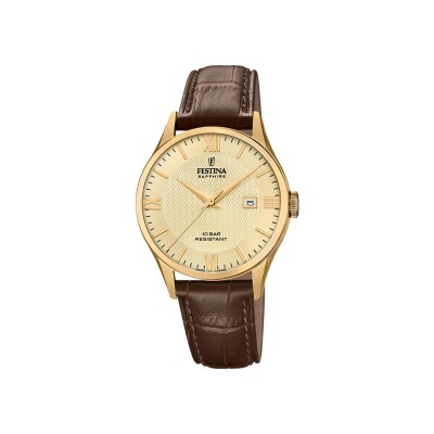 Montre Festina Swiss Made Cuir Classique F20010/5