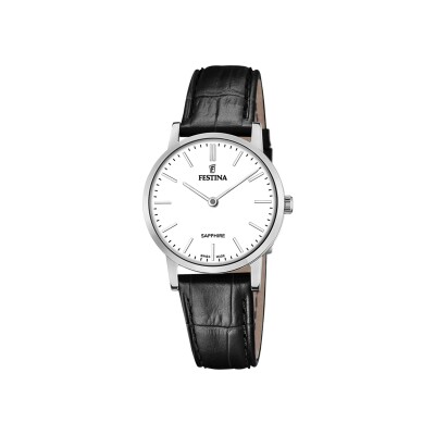 Montre Festina Swiss Made Cuir Classique F20013/1