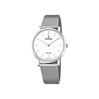 Montre Festina Swiss Made Acier Classique F20014/1