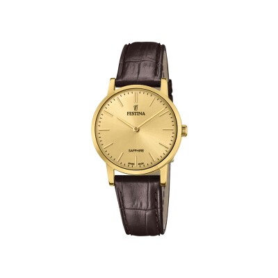 Montre Festina Swiss Made Cuir Classique F20017/2