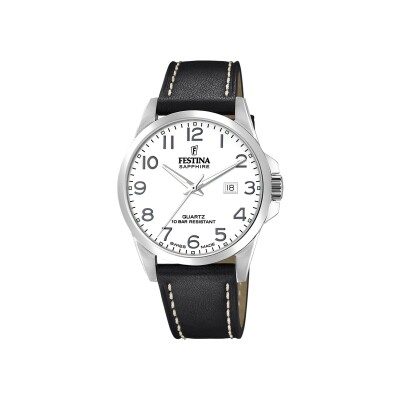 Montre Festina Swiss Made Cuir Classique F20025/1