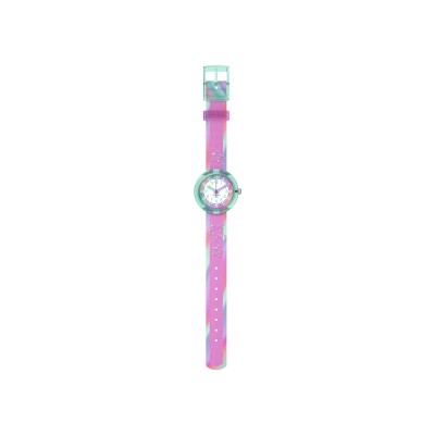 Montre Flik Flak Spring Has Sprung Flip It Pink!