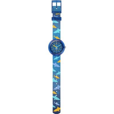 Montre Flik Flak Island Greetings Shark Gang