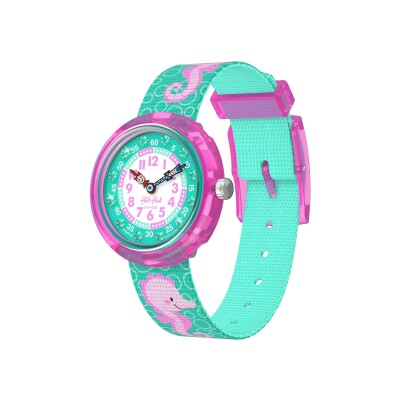 Montre Flik Flak Island Greetings Bubbly Seahorse