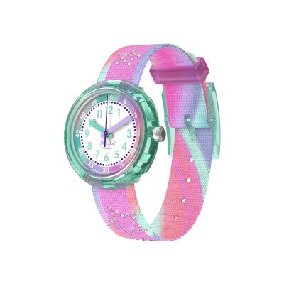 Montre Flik Flak Spring Has Sprung Flip It Pink!