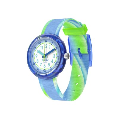 Montre Flik Flak Spring Has Sprung Flip It Blue!