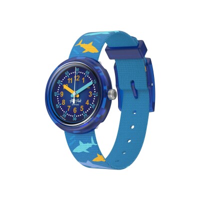 Montre Flik Flak Island Greetings Shark Gang