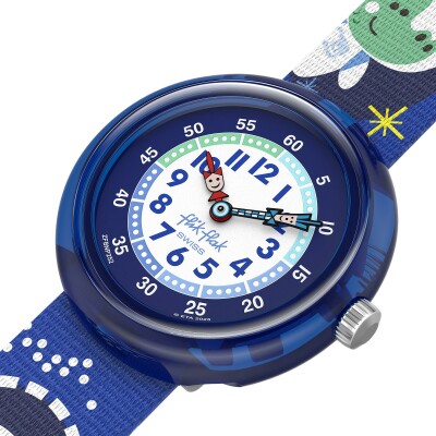 Montre Flik Flak Cosmic Fun croconauts