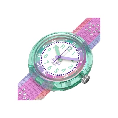 Montre Flik Flak Spring Has Sprung Flip It Pink!