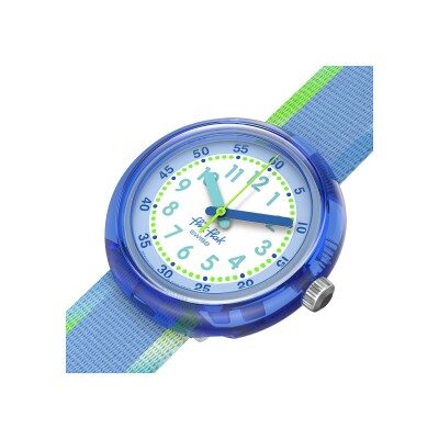 Montre Flik Flak Spring Has Sprung Flip It Blue!