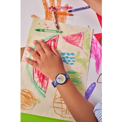 Montre Flik Flak Classroom Creations Raibow Crayons