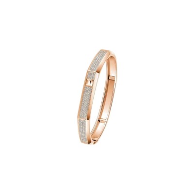 Messika Modernist pavé bracelet in rose gold and diamonds 1.25ct