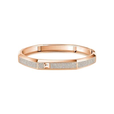 Messika Modernist pavé bracelet in rose gold and diamonds 1.25ct