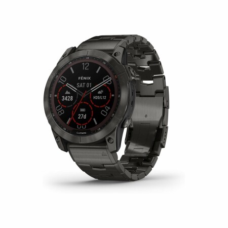 Montre Garmin fēnix 7X Sapphire Solar