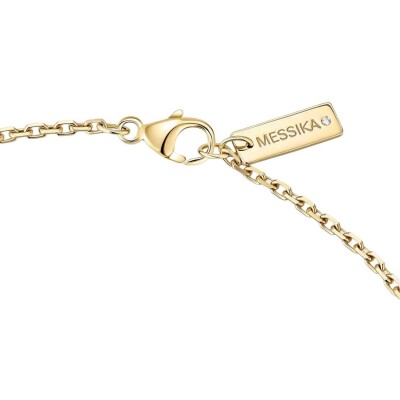 Collier cravate Messika Moderniste en or jaune et diamants 0.10ct