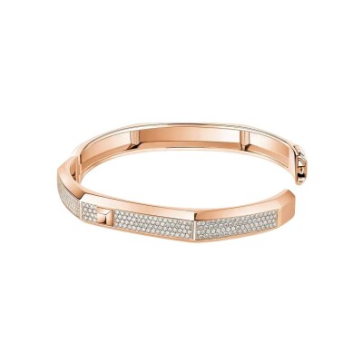 Messika Modernist pavé bracelet in rose gold and diamonds 1.25ct