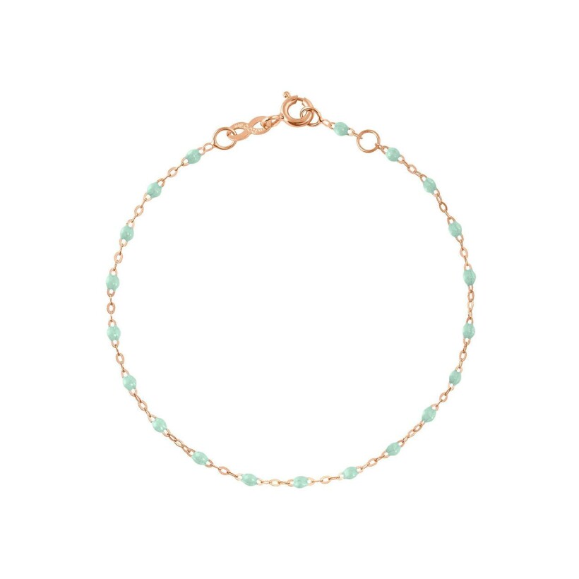 Gigi Clozeau Classique bracelet, rose gold, jade resin, size 13cm