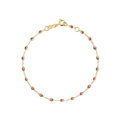 Bracelet Gigi Clozeau Classique en or jaune et résine cuivre, 17cm