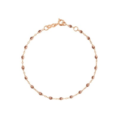 Bracelet Gigi Clozeau Classique en or rose et résine cuivre, 19cm