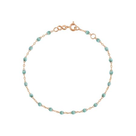 Bracelet Gigi Clozeau Classique en or rose et résine glacier, 19cm