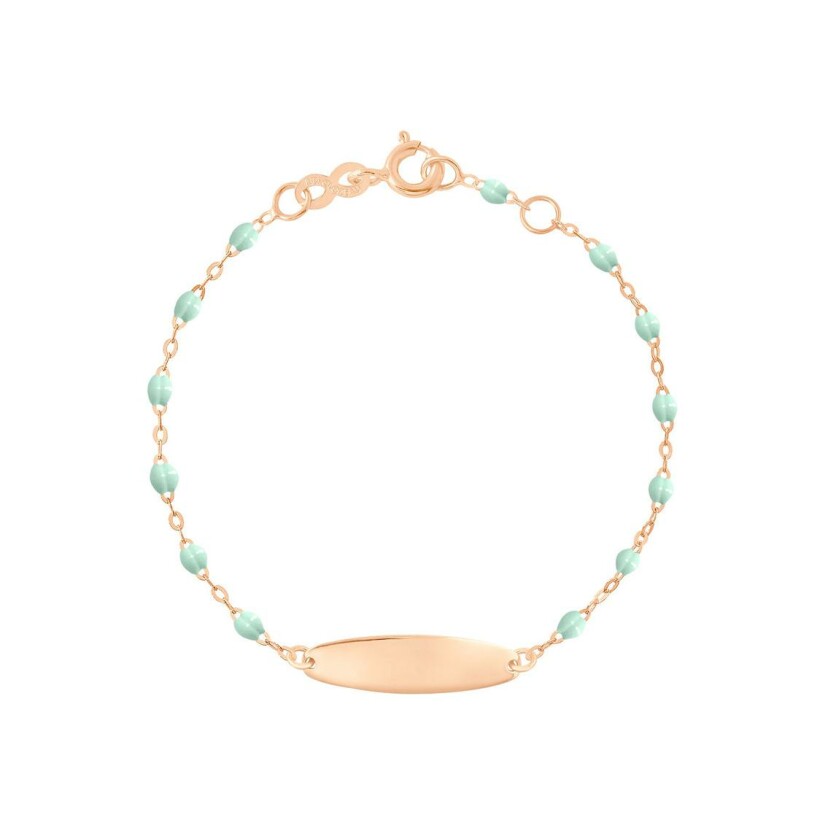 Gigi Clozeau Little Gigi bracelet, rose gold, jade resin, size 13cm