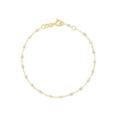 Bracelet Gigi Clozeau Classique en or jaune et résine opale, taille 17cm