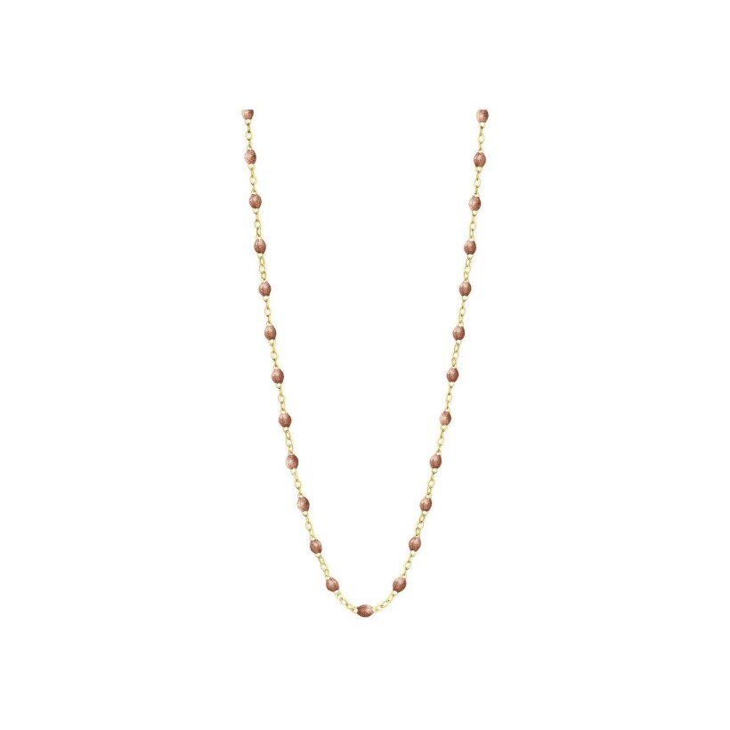 Collier Gigi Clozeau Classique en or jaune et résine cuivre, 45cm