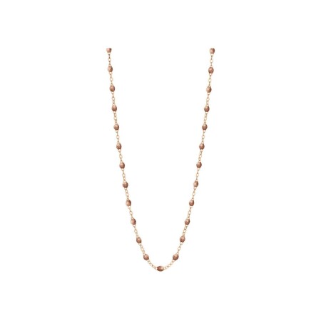 Collier Gigi Clozeau Classique en or rose et résine cuivre, 45cm