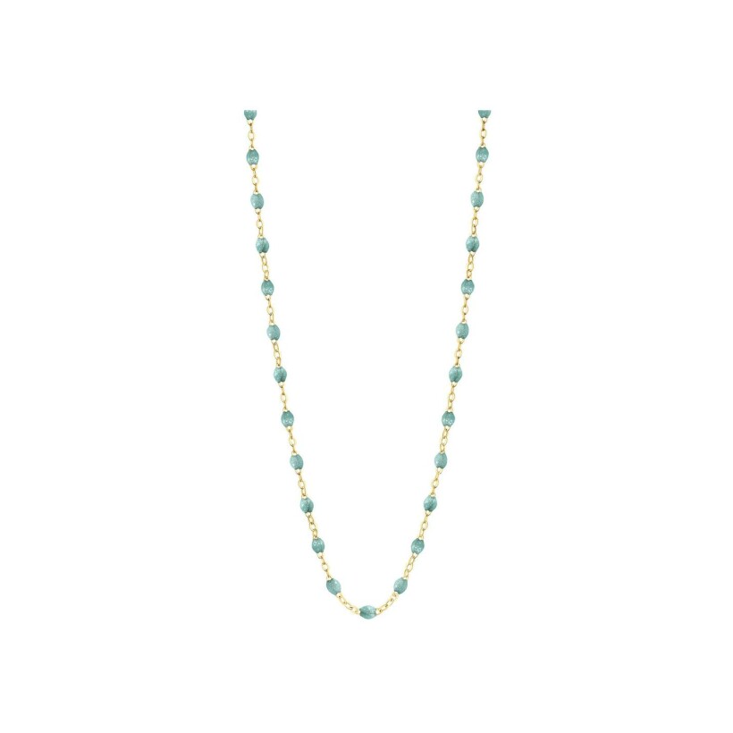 Collier Gigi Clozeau Classique en or jaune et résine glacier, 50cm