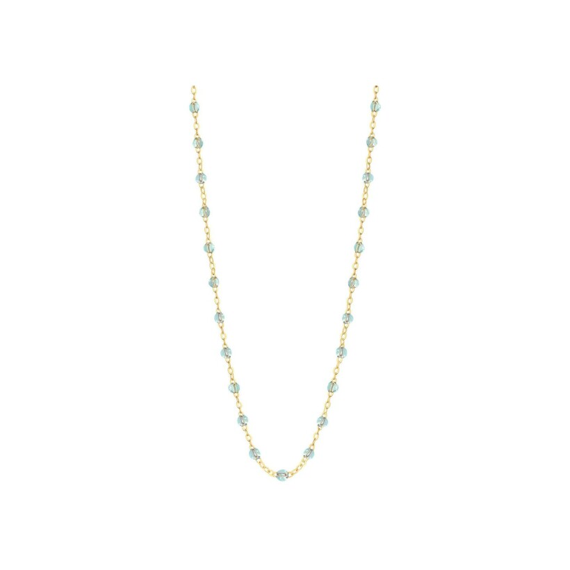 Collier Gigi Clozeau Classique en or jaune et résine ice, 45cm